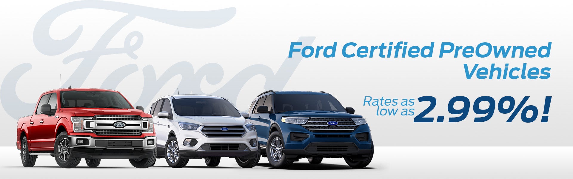 Ford CPO Vehicles as low as 1.99%!
